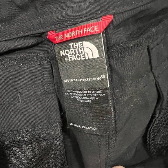 The North Face Convertible Pant Women's Sz 10Long 42*32 Black Nylon Outdoor EUC - Picture 5 of 12